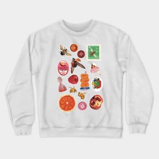 fruit salad stickers Crewneck Sweatshirt